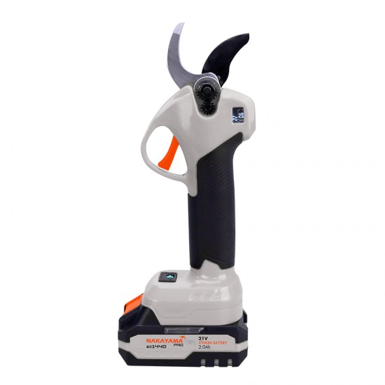 NAKAYAMA Pro EC1440 Ψαλίδι Κλάδου Μπαταρίας 21V, Brushless, Προοδευτική Κοπή 0-15mm/0-40mm,0.9kg